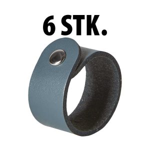Dacore Servietringe Genbrugslæder 6 stk – Grå