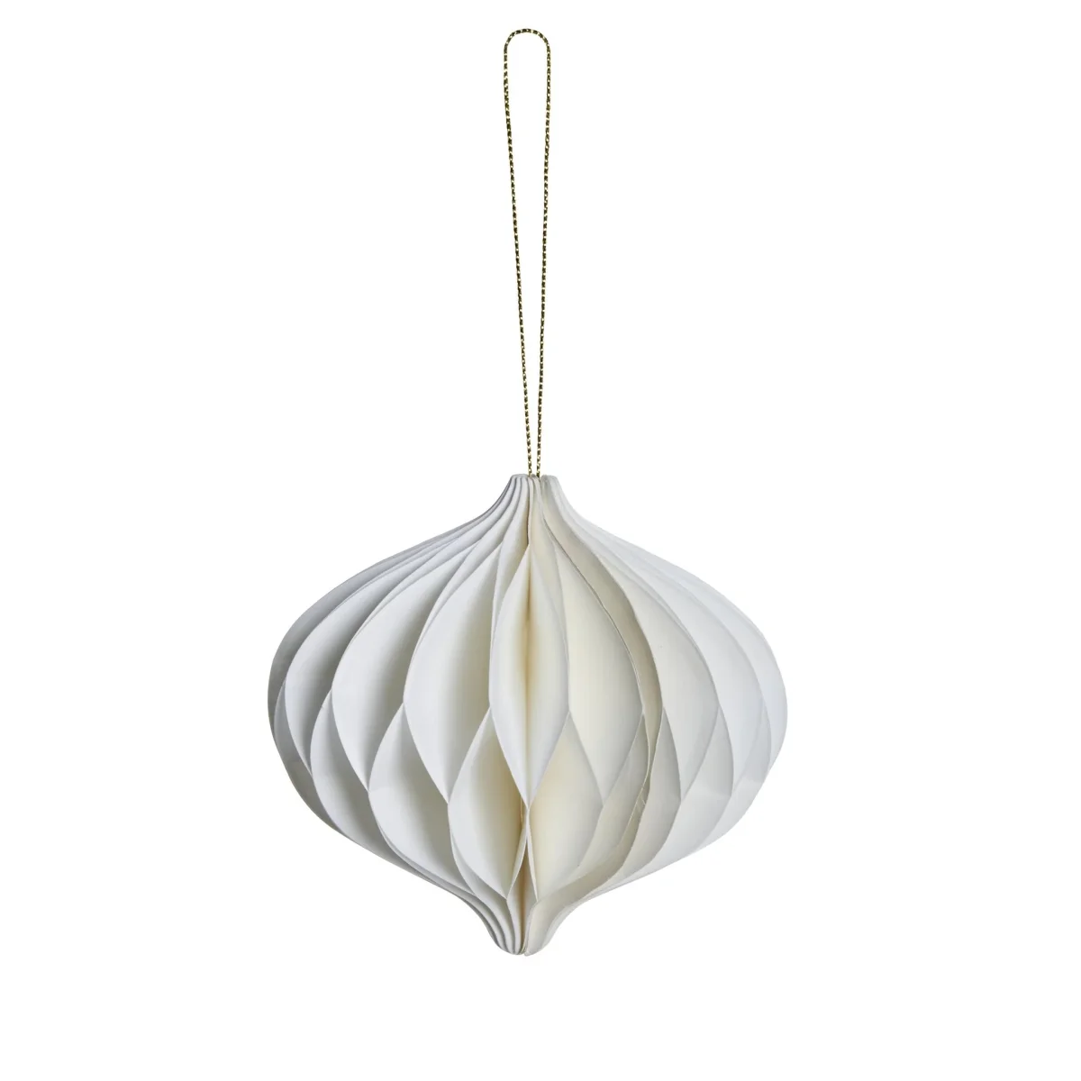 Poelle ophæng H10 cm. råhvid papir - Billede 2