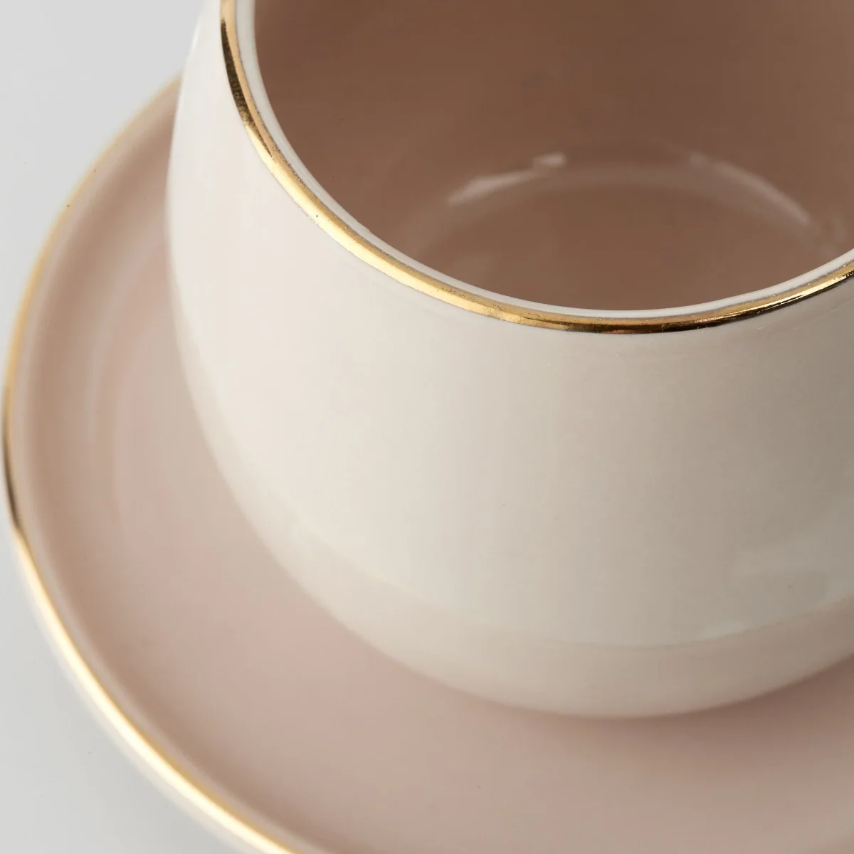 Clara espresso kop H7 cm. lyserød